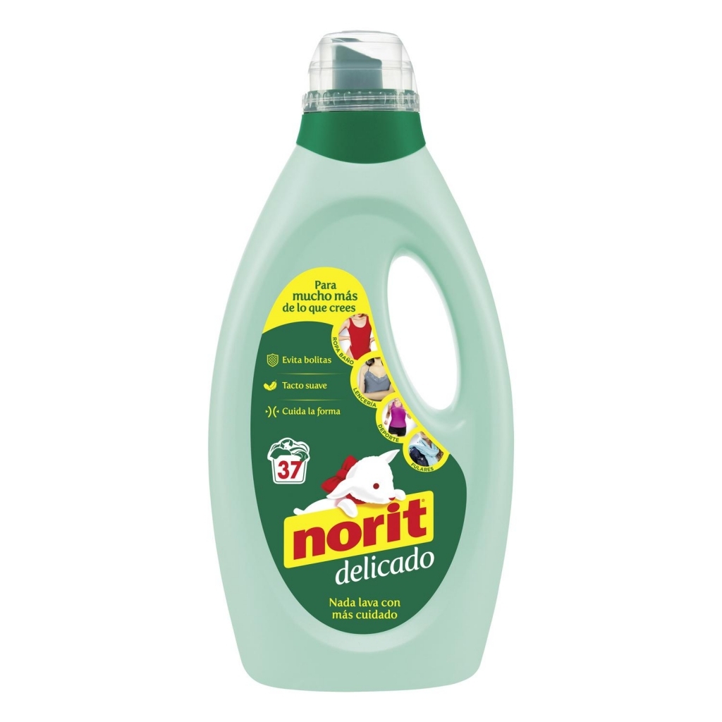 Detergente Líquido Prendas Delicadas Norit 1125 Ml.