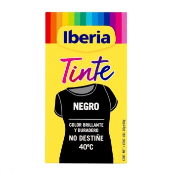 Tinte Para la Ropa Negro 40ºc Iberia 1 Ud.