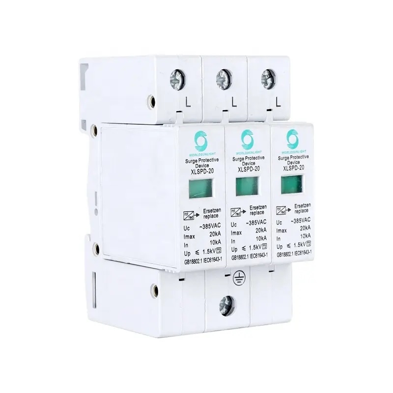 Protector Sobretensiones Ac 3P 385V 20Ka-40Ka