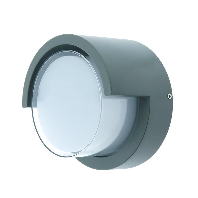 Aplique de Pared Led Cinza 12W Ip54