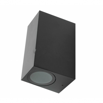 Aplique de Pared Black Kube 2Xgu10 Ip54