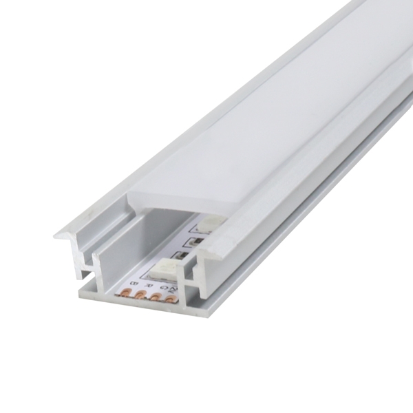 Perfil Aluminio Fat Con Alas Para Empotrar 2 Metros 12V/24V - Dsc