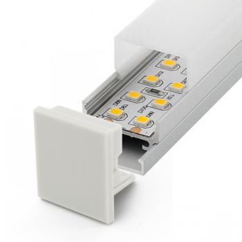 Perfil de Aluminio Especial 12/24/220V 2 Metro - Opcional Colgante