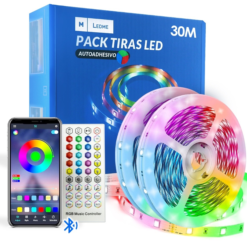 Pack Tira de Led 24V 5050 16L Rgb - 30 Metros