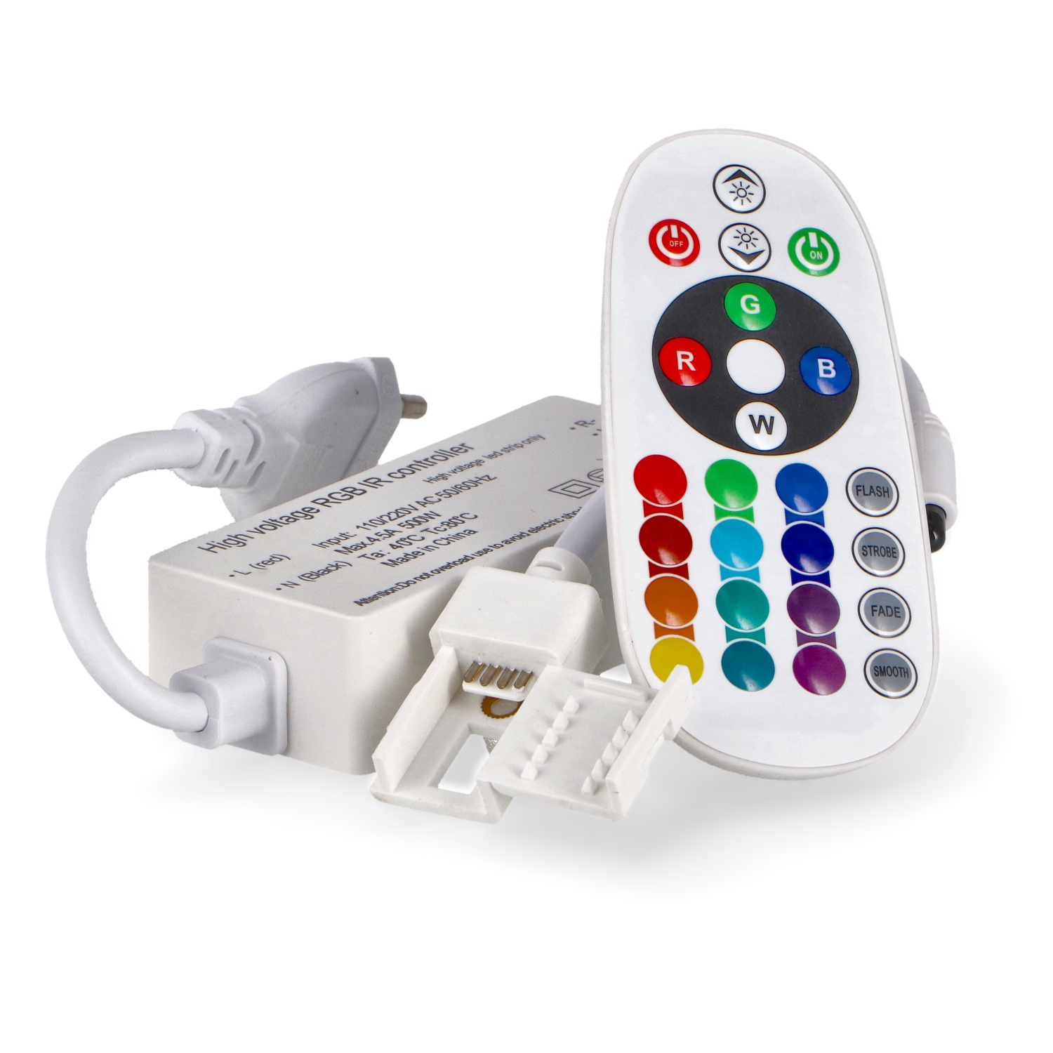 Controlador Para Tiras Led Rgb Fast 220V Con Mando