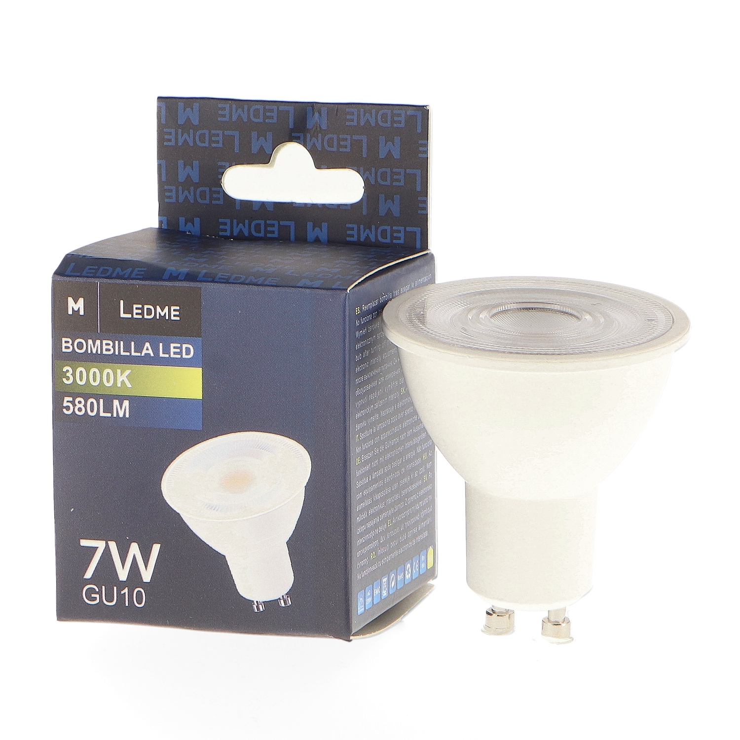 Bombilla Led Gu10 Smd Plus 7W 100º