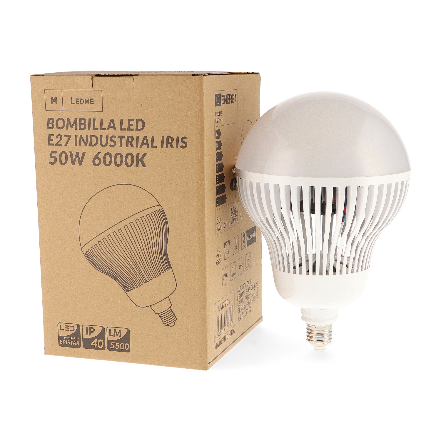 Bombilla Led E27 50W Industrial Iris