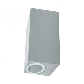 Aplique de Pared Grey Kube 2Xgu10 Ip54