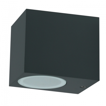 Aplique de Pared Black Kube Mini Gu10 Ip54