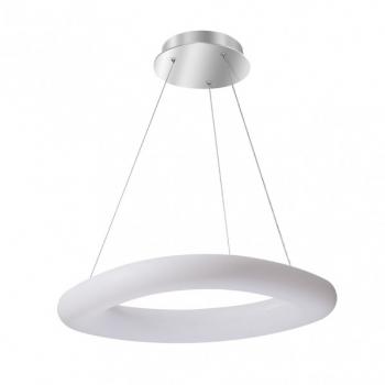 Colgante Paris Gr 60W 3000-4000-6500K Blanc/plata 5100Lm Regx73X48 Cm C/remoto, Memoria y Reg.Intensidad