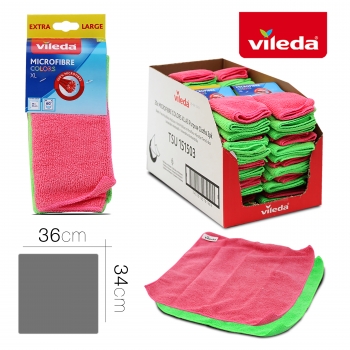 Bayeta Vileda Microfibra Style X2    36 X 34 Cm