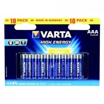 1X10 Varta High Energy Micro Aaa Lr 03