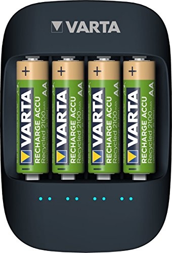 Varta Eco Charger Incl. 4 Akkus Aa Mignon 2100 Mah 57680 101 451