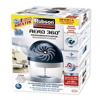 Rubson Deshumificador Aero 360 + Refill Gratis 189X118X241 Mm.