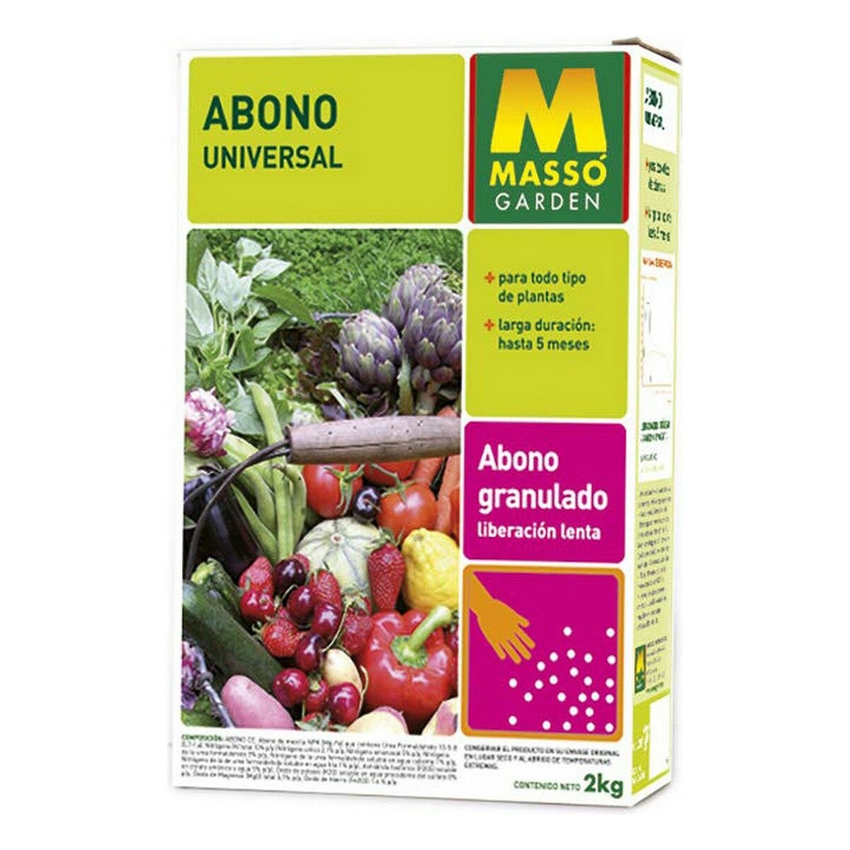 Abono No Orgánico Massó Universal Gránulos 2 Kg