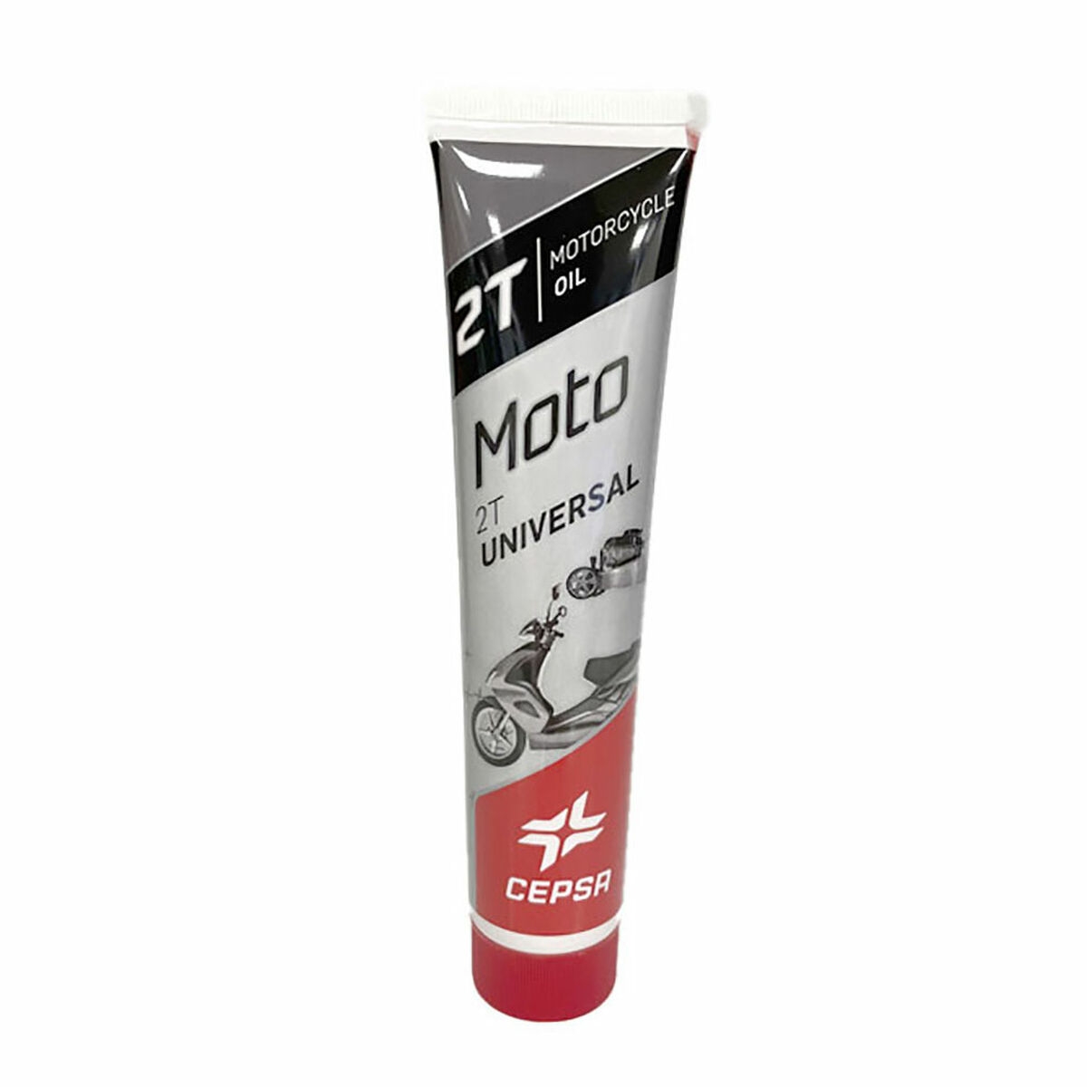 Aceite Lubricante Para Motor Cepsa 2T Universal Motocicleta 125 Ml