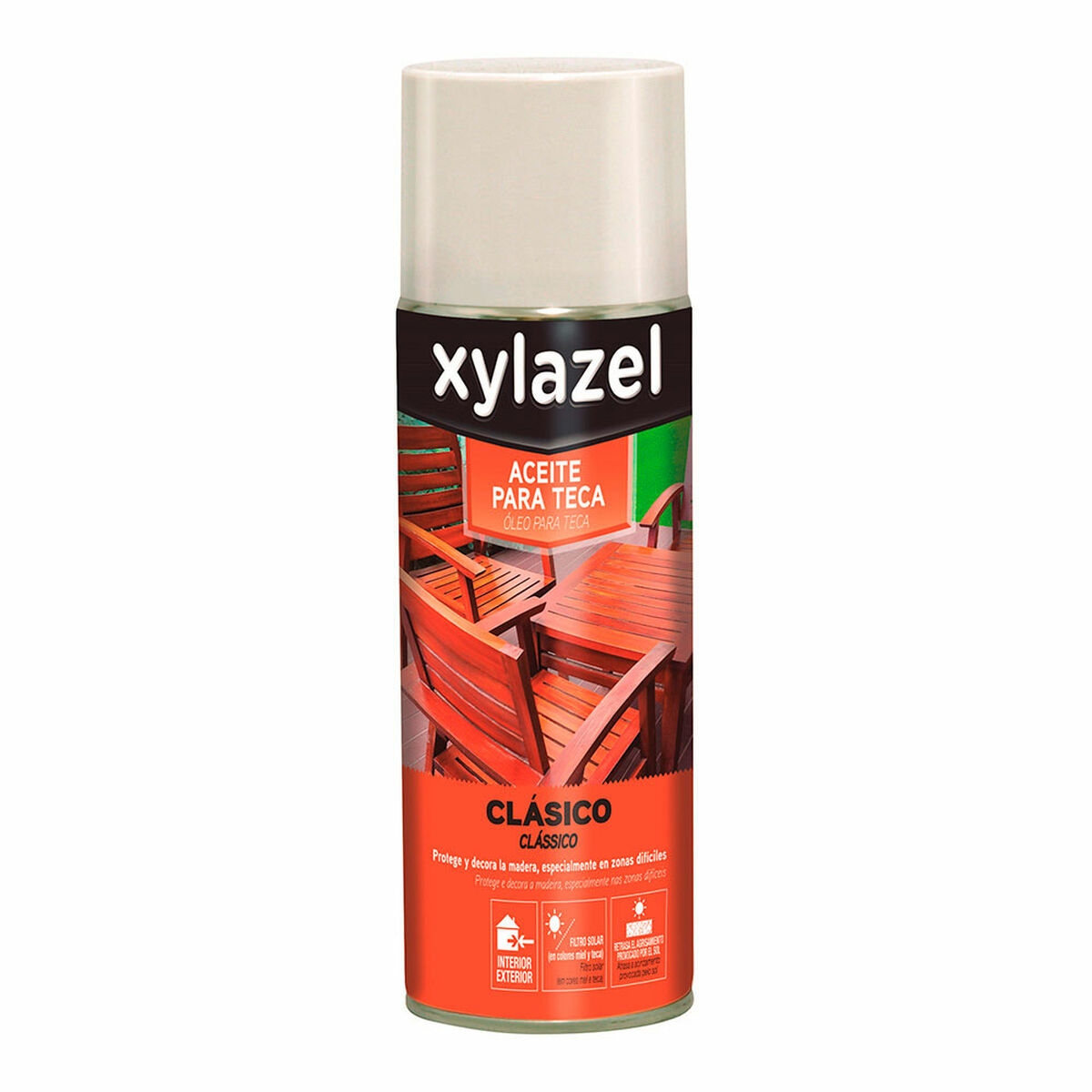 Aceite Para Teca Xylazel Classic 5396270 Spray Teca 400 Ml Mate