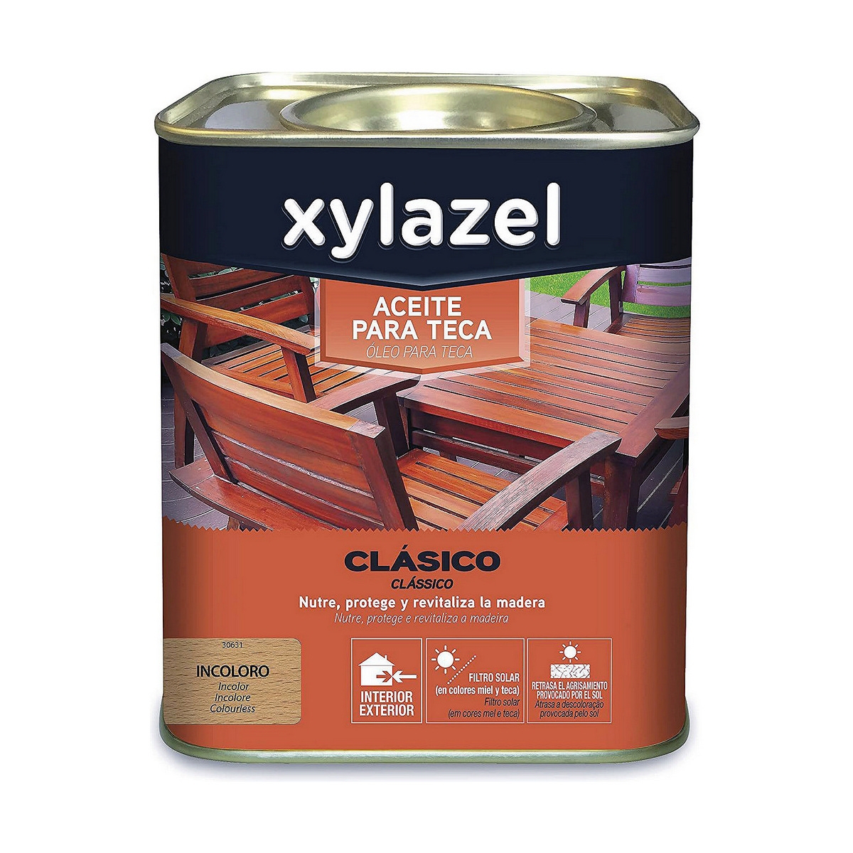 Aceite Xylazel Teca 750 Ml Incoloro