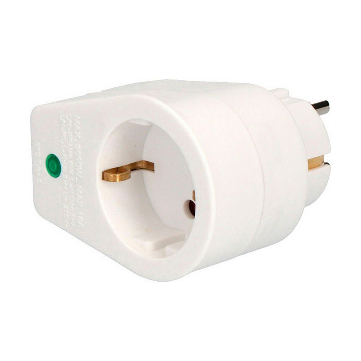 Adaptador Para Enchufes Edm 250 V 10 A Termoplástico