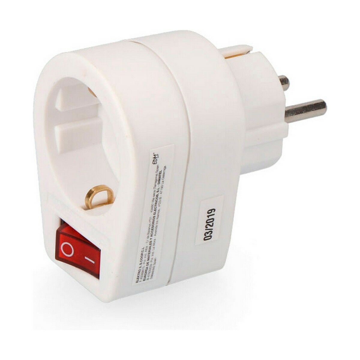 Adaptador Para Enchufes Edm 250 V 16 A Termoplástico