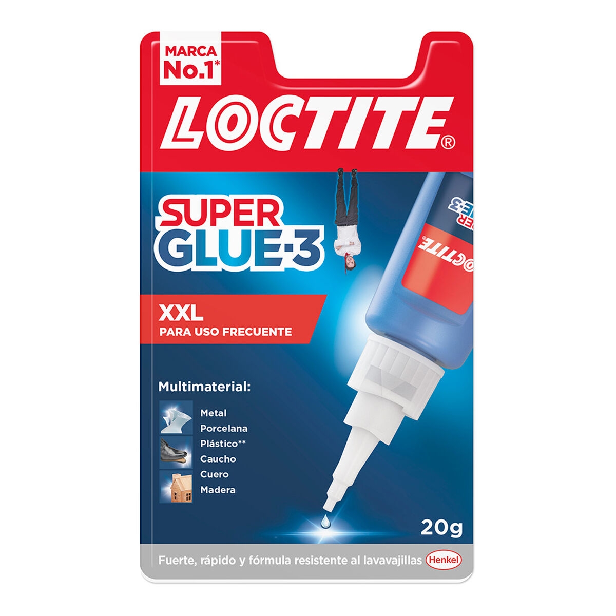 Adhesivo Instantáneo Loctite Super Glue 3 Xxl 20 G