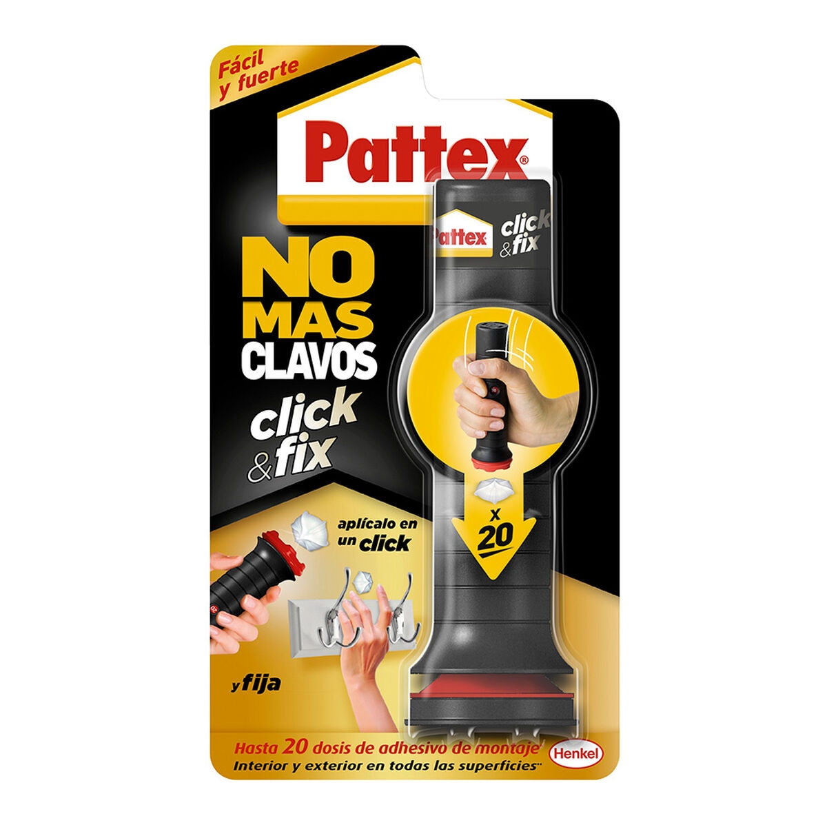 Adhesivo Instantáneo Pattex Click & Fix 30 G Blanco Pasta