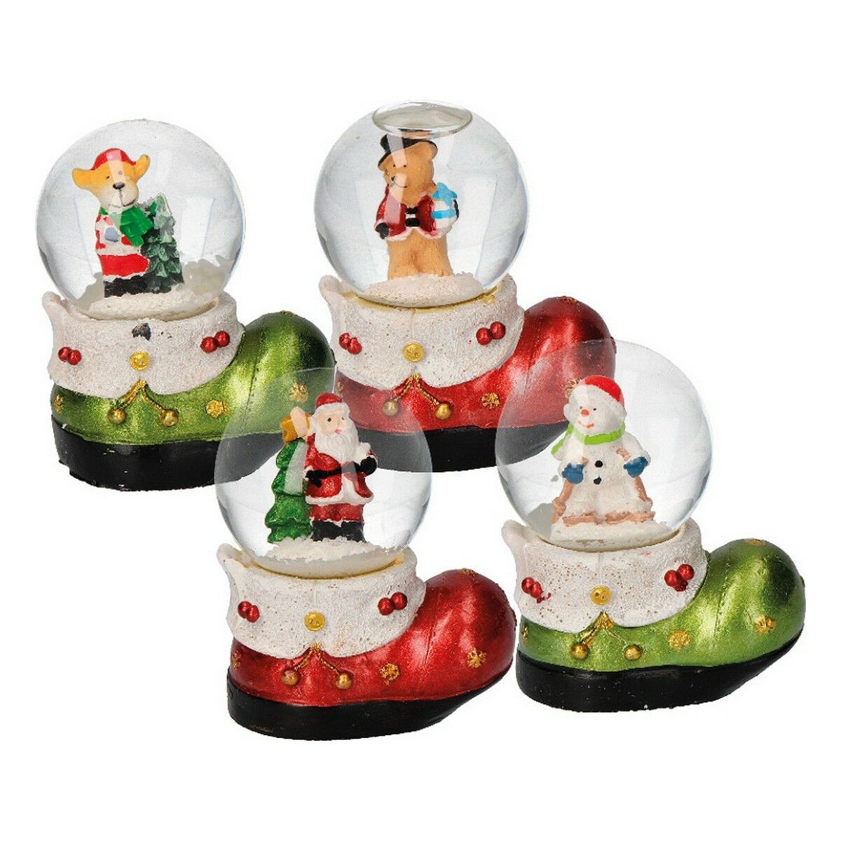 Adorno Navideño House Of Seasons Figura Decorativa Bola 6,5 X 4,5 X 6 Cm