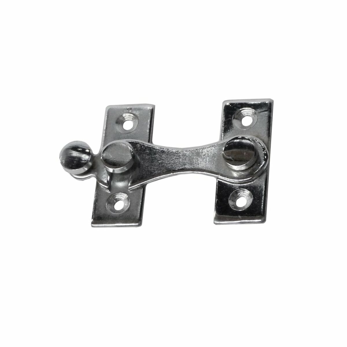 Aldabilla Para Puerta Edm Forma de H 4 Cm Acero Izquierda Cromado