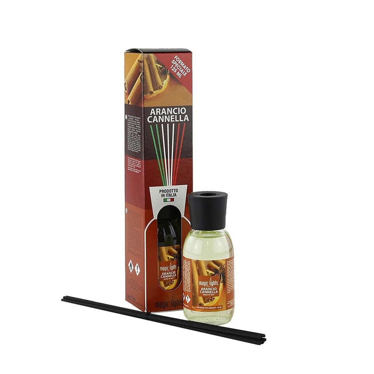 Ambientador Magic Lights Mikado Naranja Canela (125 Ml)