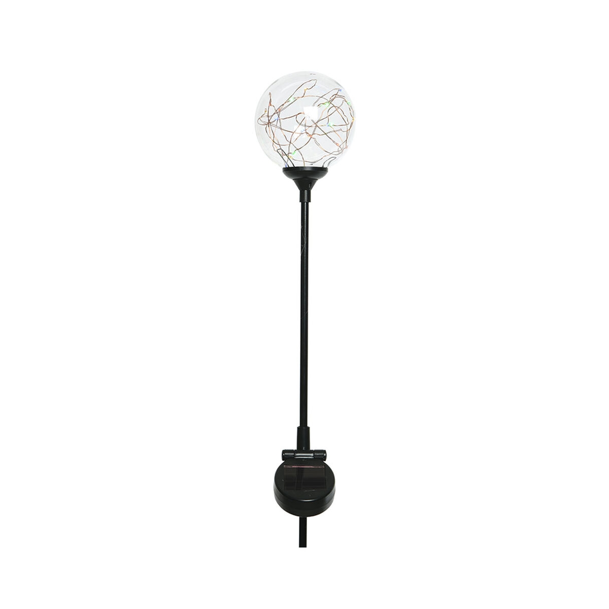 Antorcha de Jardín Lumineo Solar Negro (10 X 72 Cm)