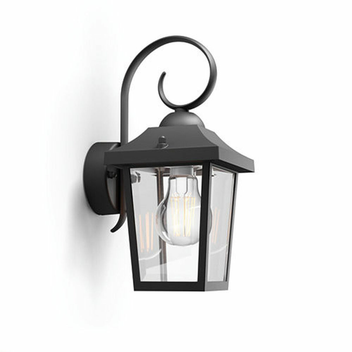 Aplique de Pared Philips Buzzard Farol Negro 60 W