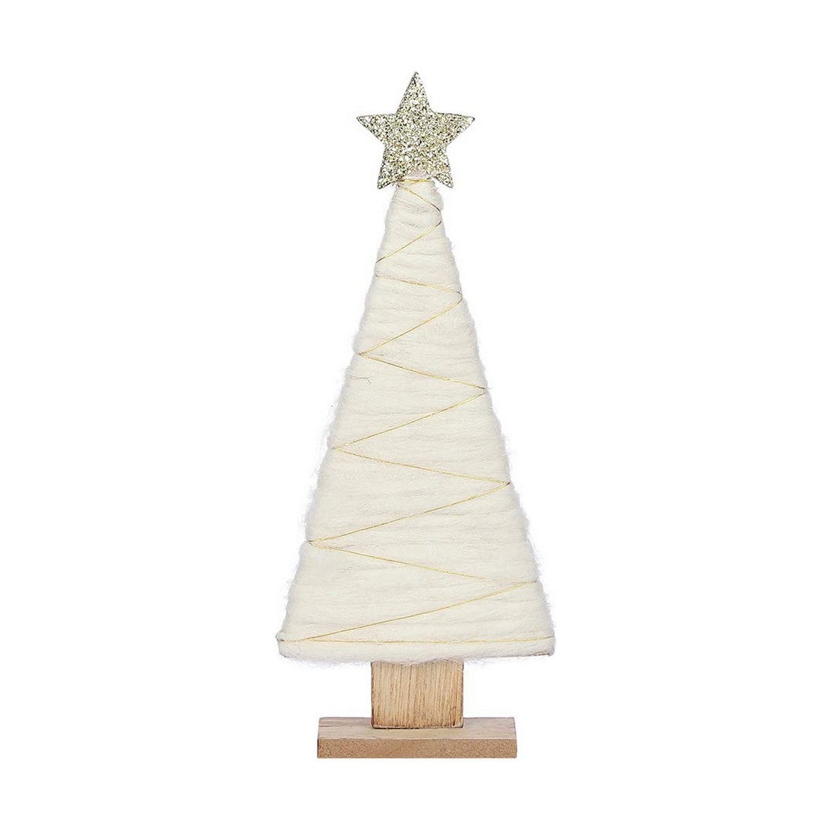 árbol de Navidad Black Box Madera Blanco (13 X 5 X 31 Cm)