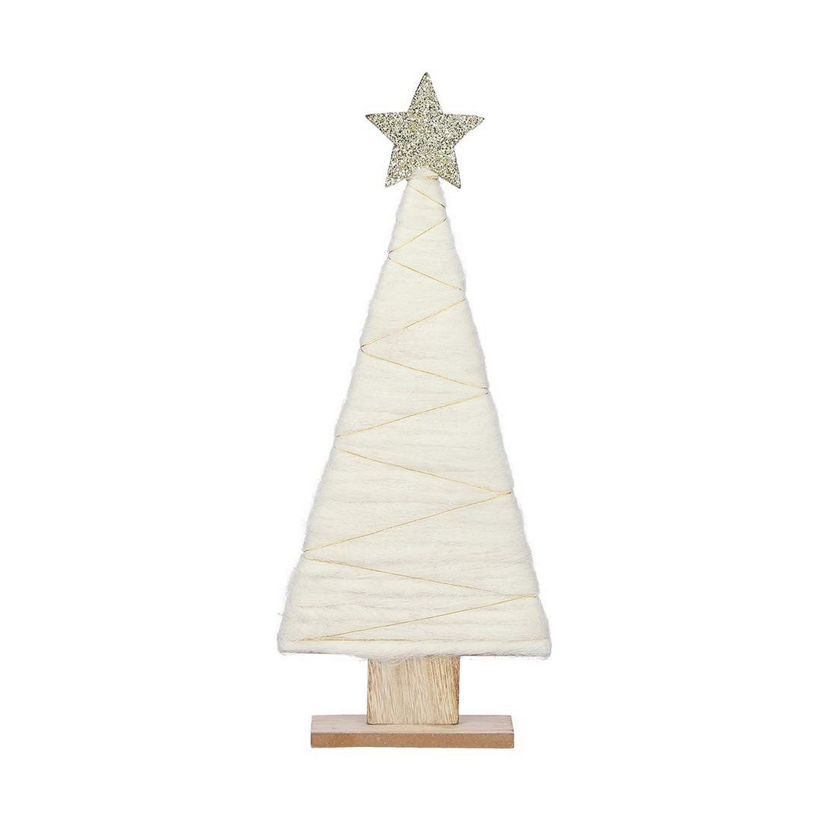 árbol de Navidad Black Box Madera Blanco (17 X 5 X 40 Cm)