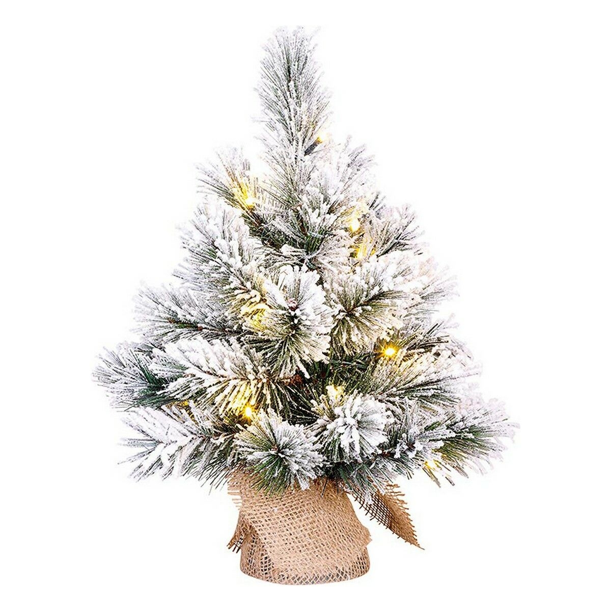 árbol de Navidad Black Box Mini Luz Led Escarchado (23 X 45 Cm)