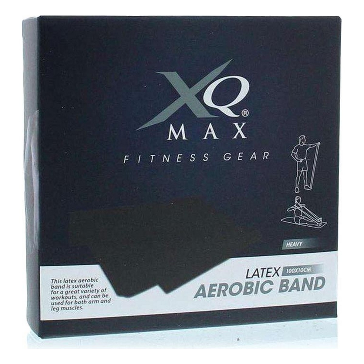 Banda Elástica Para Fitness Xq Max Fuerte Negro