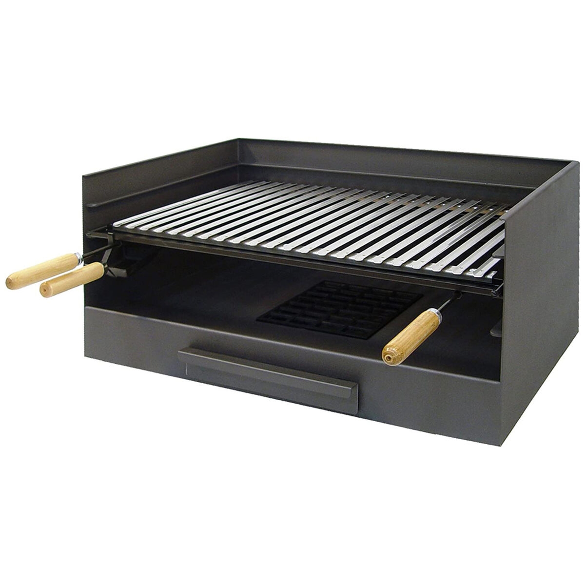 Barbacoa Imex el Zorro Carbón Parrilla Sobremesa 61 X 40 X 32 Cm Negro