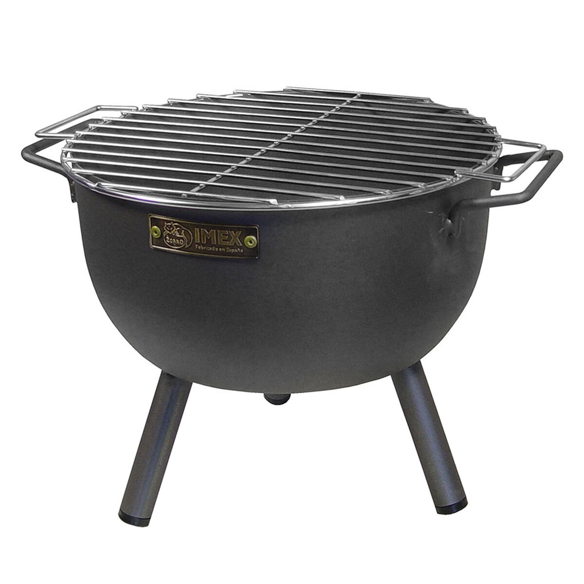 Barbacoa Imex el Zorro Carbón Parrilla Sobremesa Redonda Negro (ø 30 X 28 Cm)