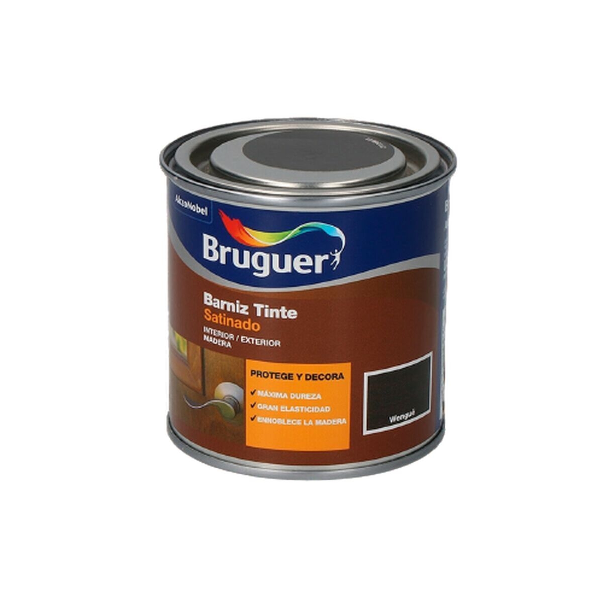 Barniz Bruguer 5160536 Tinte Satinado 750 Ml Wengue Brillante