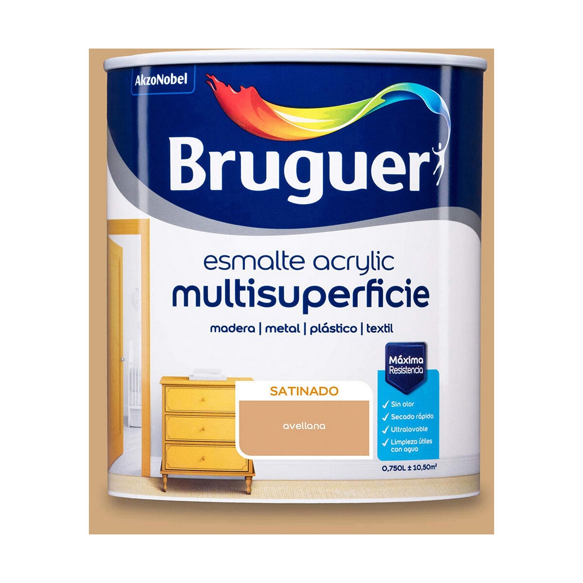 Barniz Bruguer 5161509 750 Ml Esmalte Para Acabados