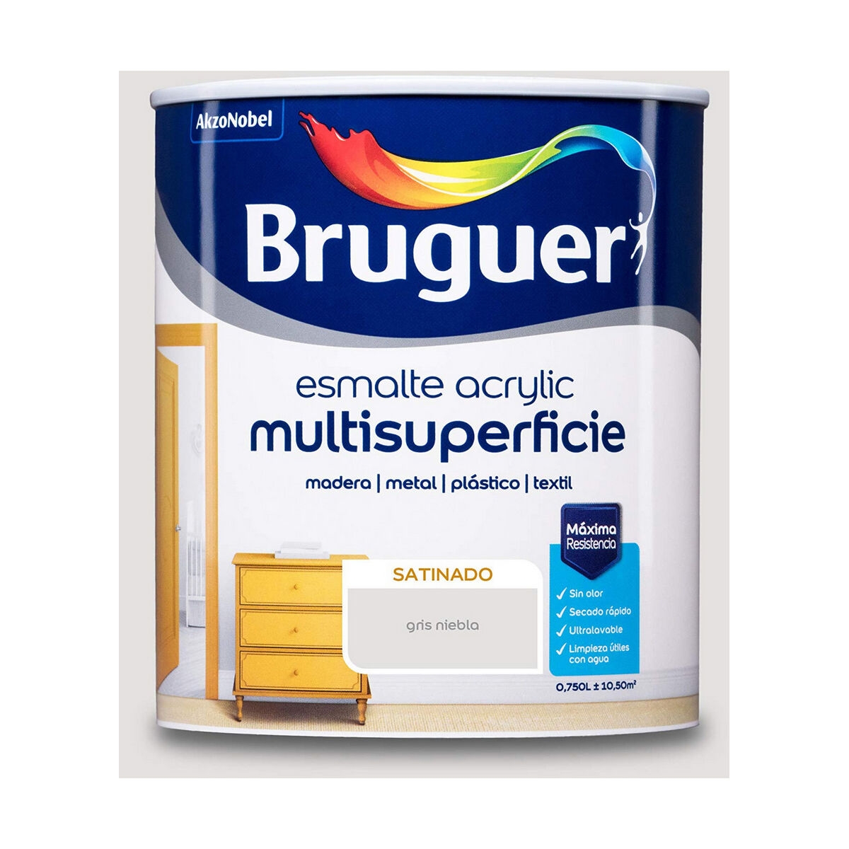 Barniz Bruguer 5298127 750 Ml Esmalte Para Acabados