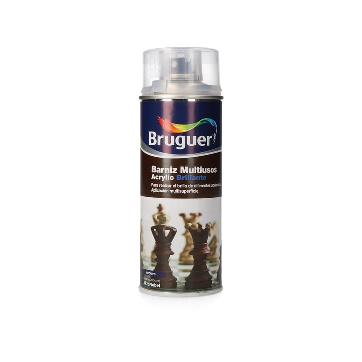 Barniz En Spray Bruguer 5198006 Acrílico Multiusos 400 Ml Incoloro