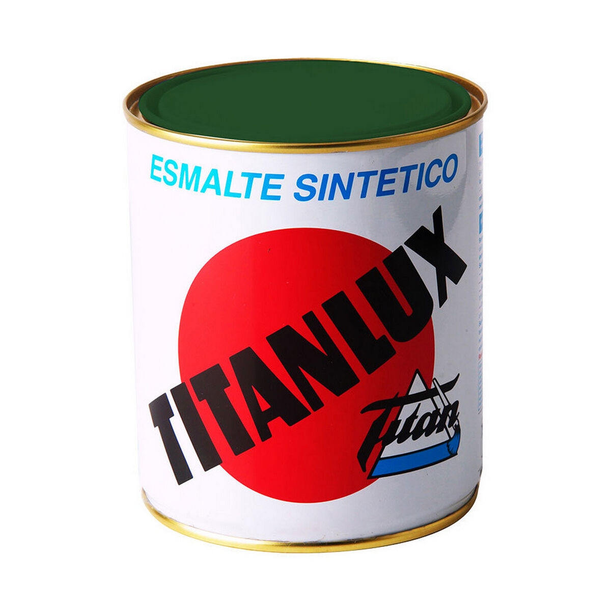 Barniz Titan 001055934 750 Ml Esmalte Para Acabados Rojo Brillante