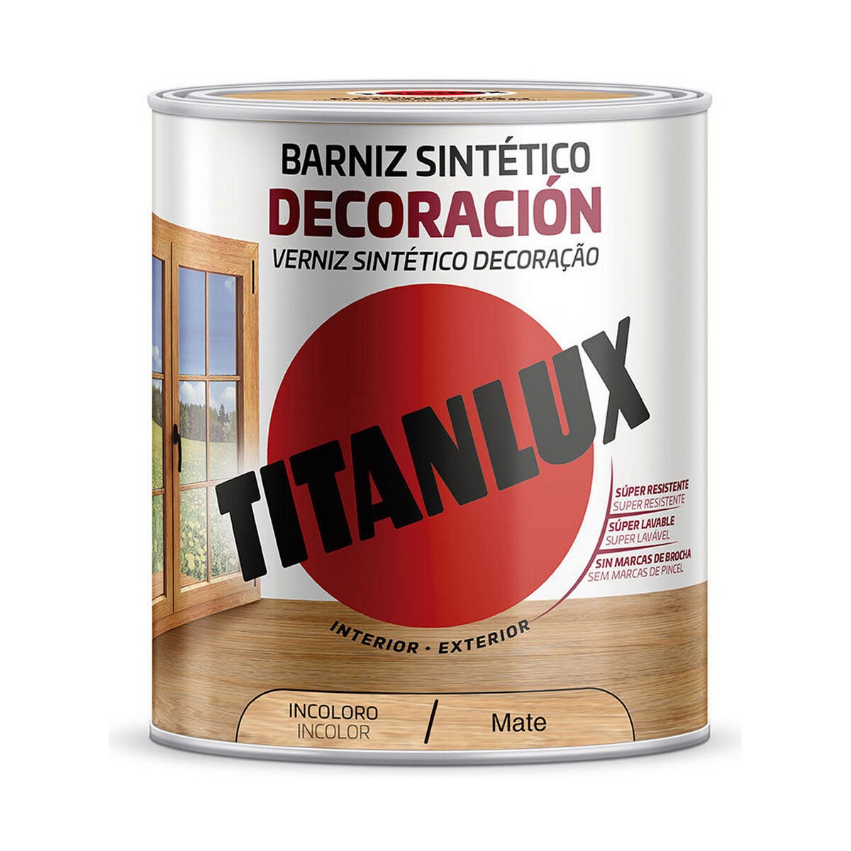 Barniz Titanlux M12100004 Incoloro 4 L