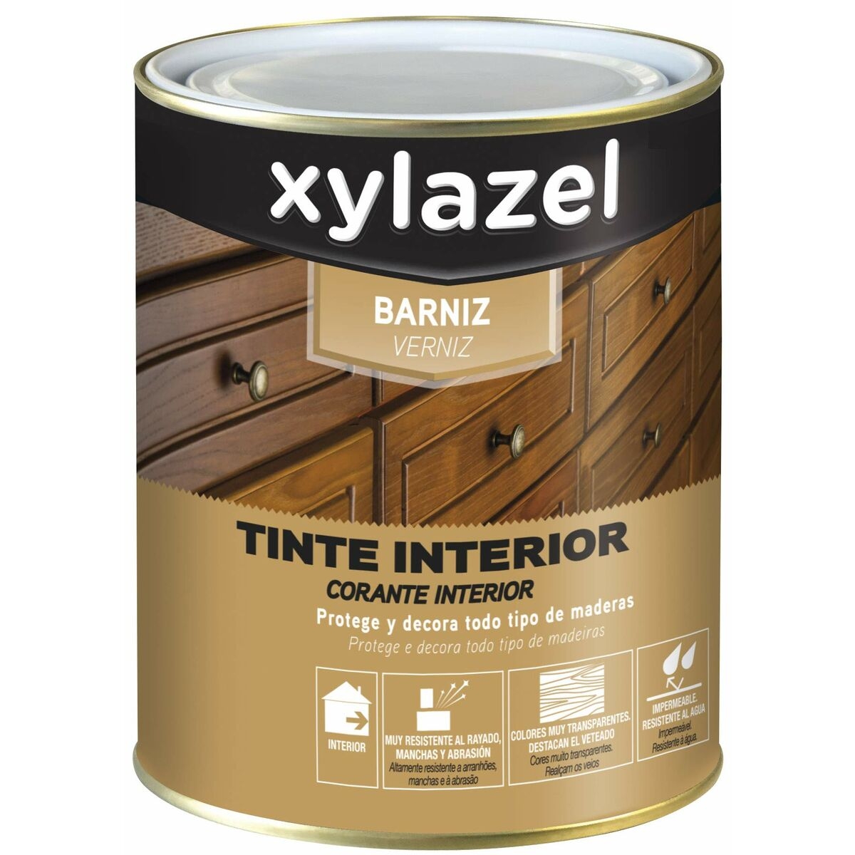 Barniz Xylazel 5396045 Interior Tinte 750 Ml Incoloro Mate