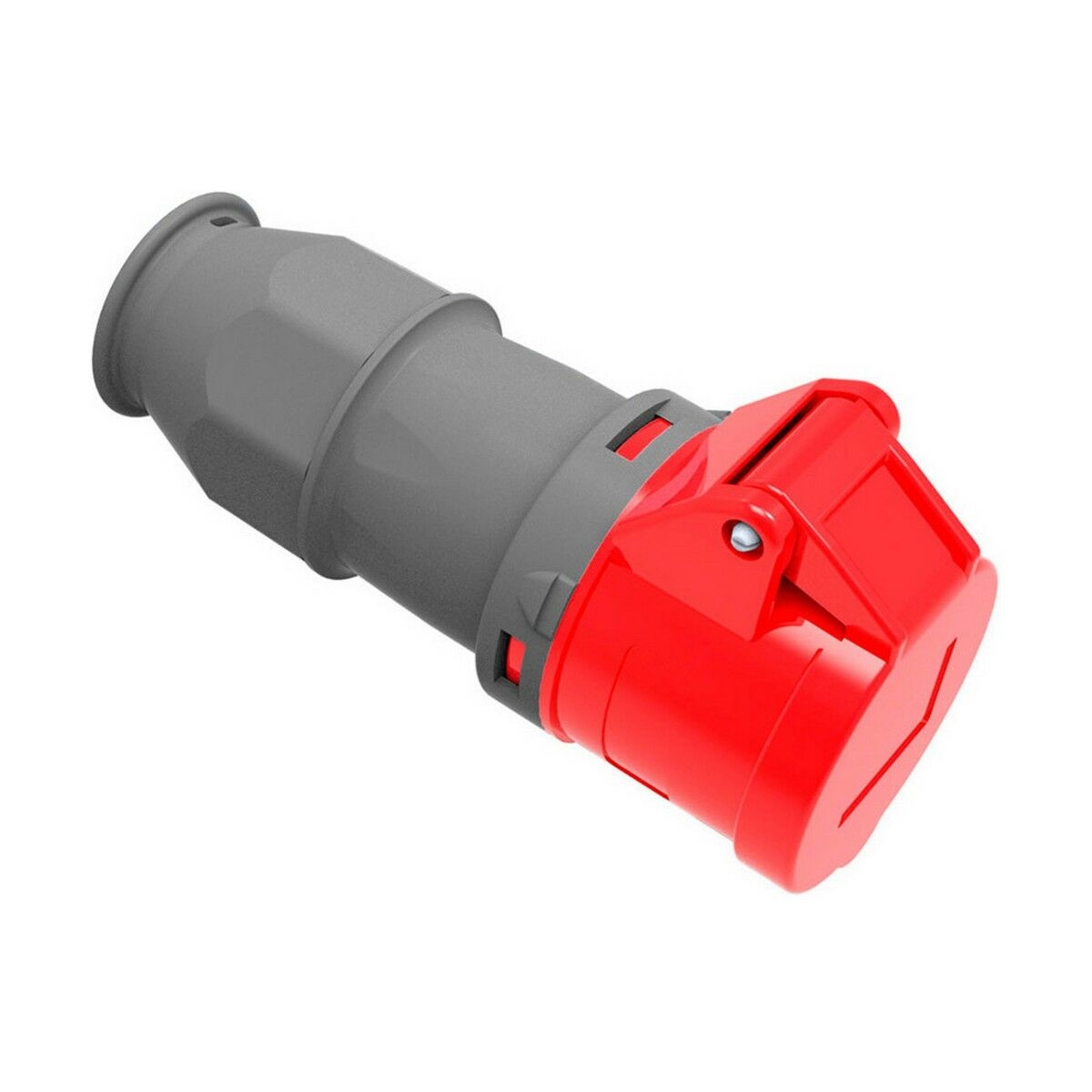 Base de Enchufe Solera 903152Ab Cetac Con Tapa Rojo Ip44 16 A 400 V Aérea