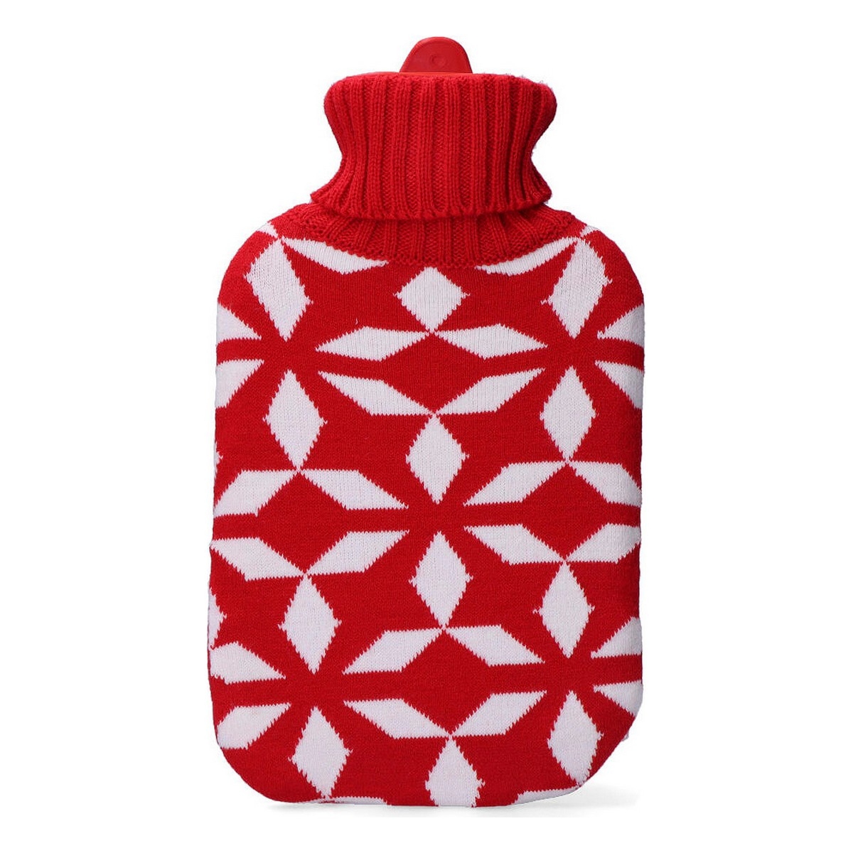 Bolsa de Agua Caliente Edm Rojo Blanco Lana (2 L)