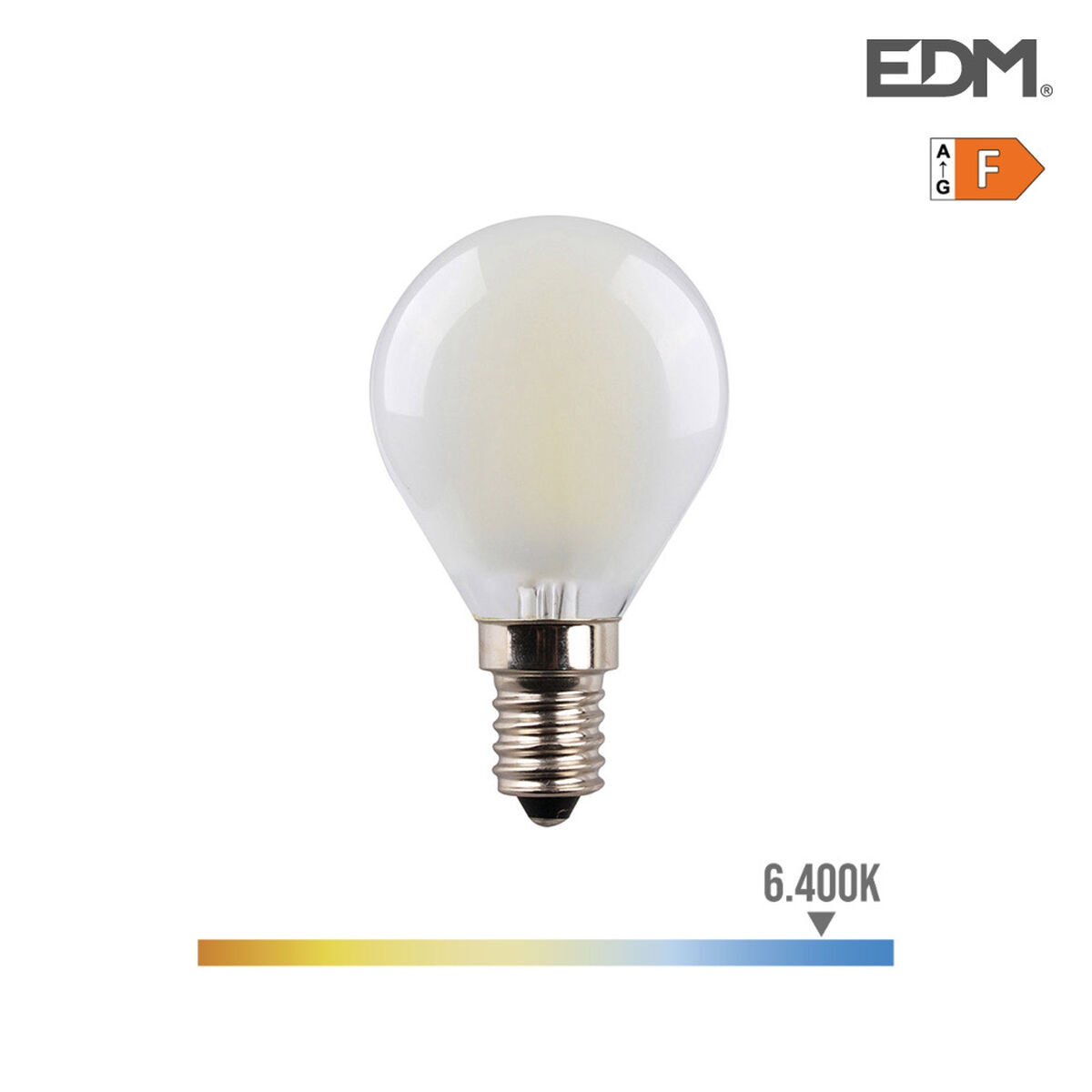 Bombilla Led Edm E14 4,5 W F 470 Lm (6400K)