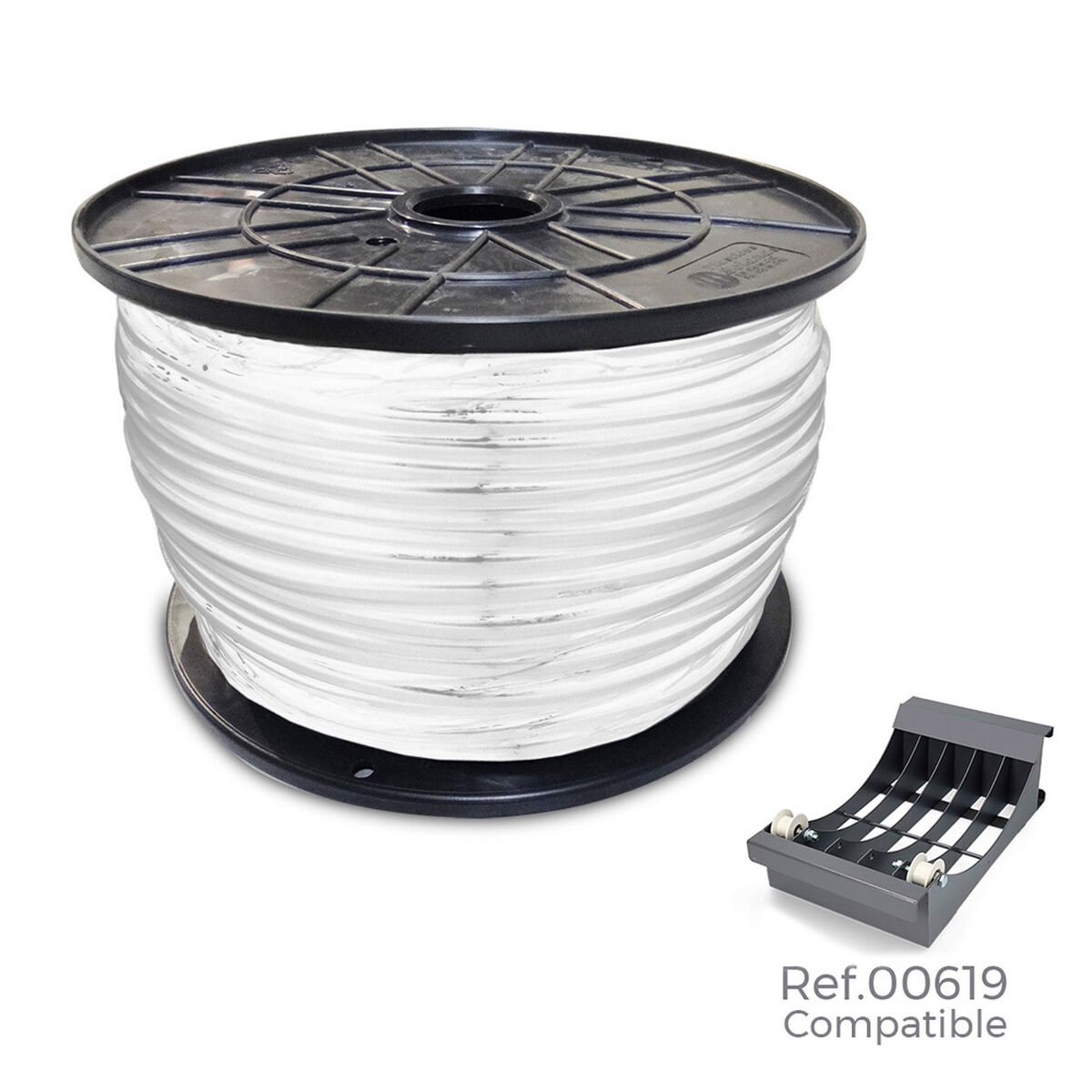 Cable de Interfaz Paralelo Sediles 28978 3 X 1,5 Mm Blanco 200 M ø 400 X 200 Mm