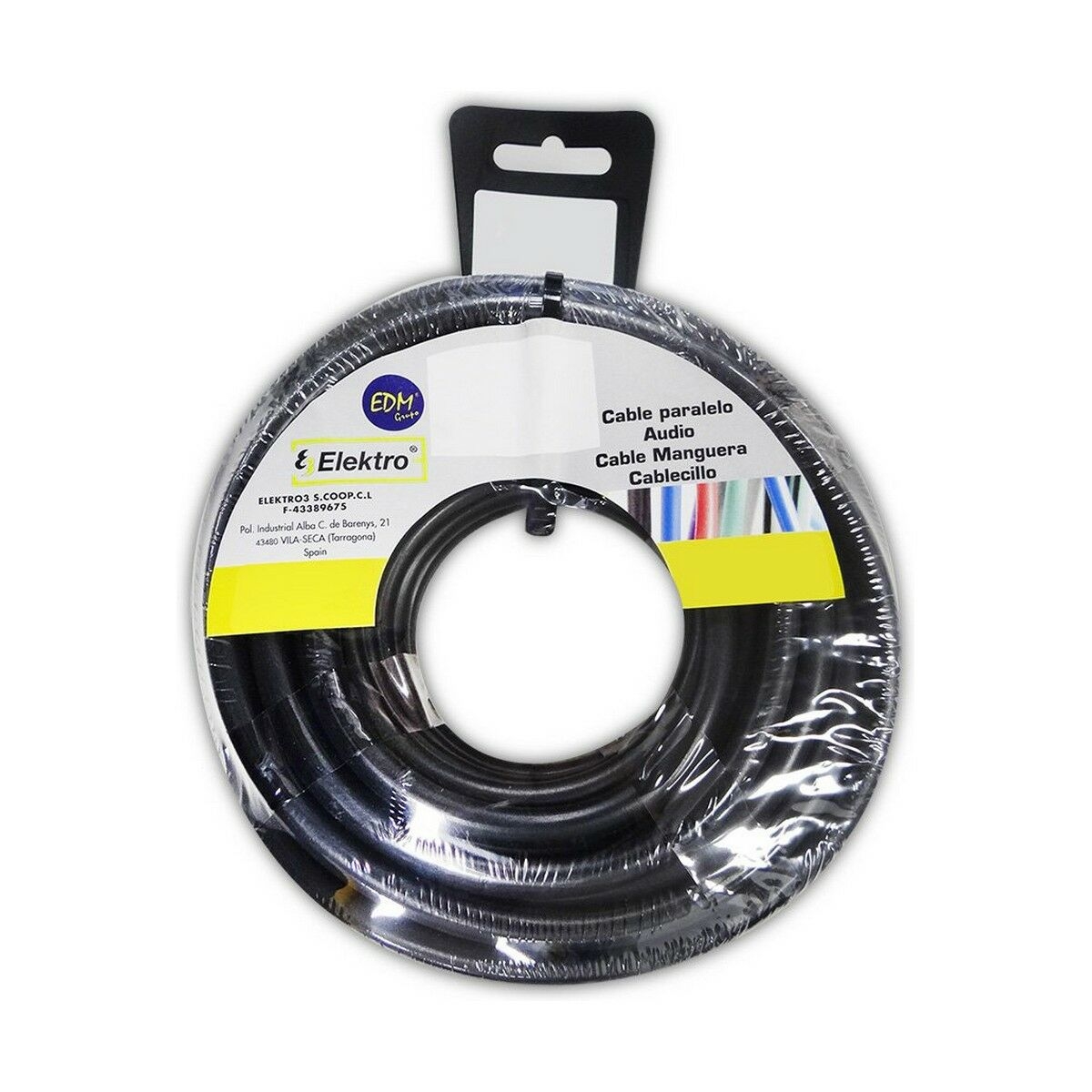 Cable Edm 2 X 1 Mm Negro 25 M