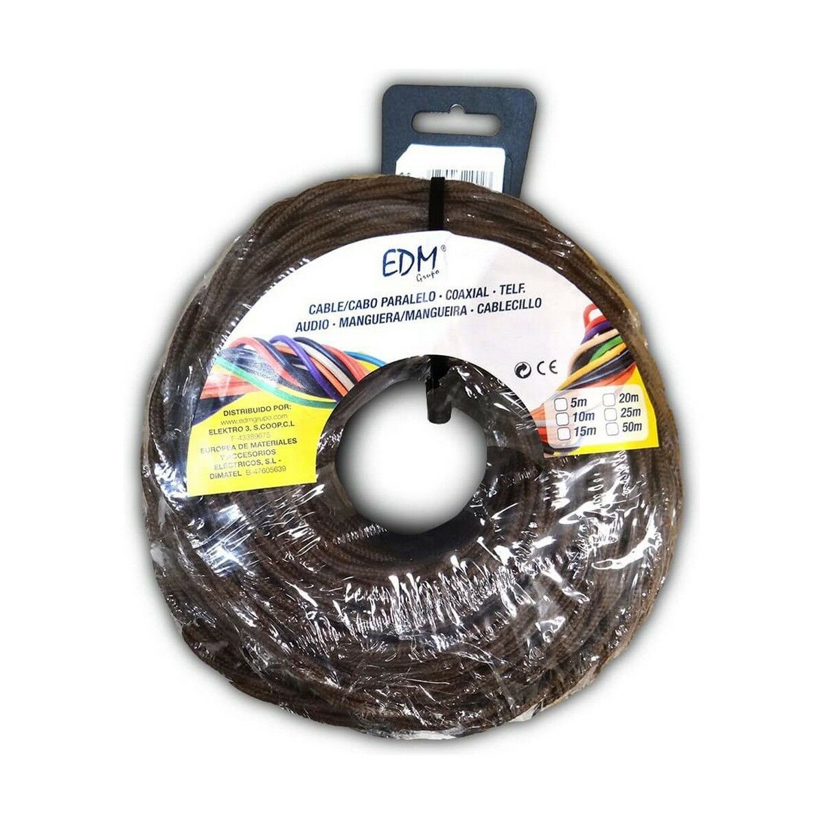 Cable Edm 3 X 2,5 Mm Marrón 5 M